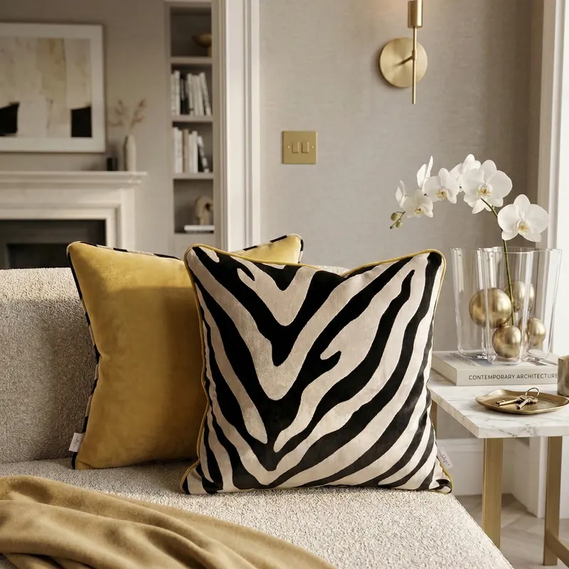 Wild Luxe Kırlent Kılıfı Yastık 2'li Set